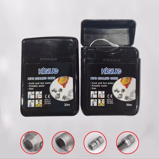 Cordone sigillante per filettatura in nylon per valvole di tubazioni in acciaio Sigillante per tubi filettati industriali e raccordi