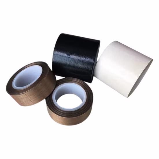 Nastro in fibra di vetro PTFE utilizzato con tessuti ad alta temperatura